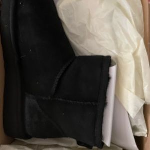 UGG Classic Mini, Black, Size 6